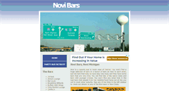 Desktop Screenshot of novibars.com