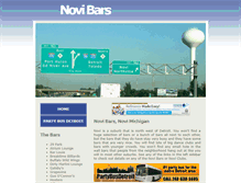 Tablet Screenshot of novibars.com